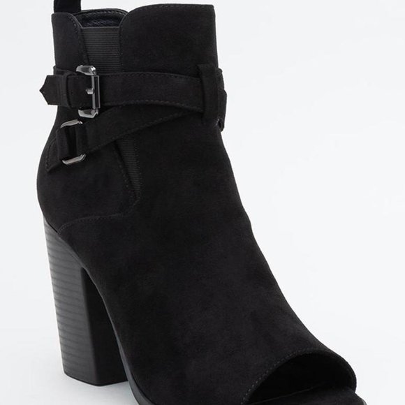 Francesca's | NWT Peep Toe Ankle Boot - Picture 13 of 16